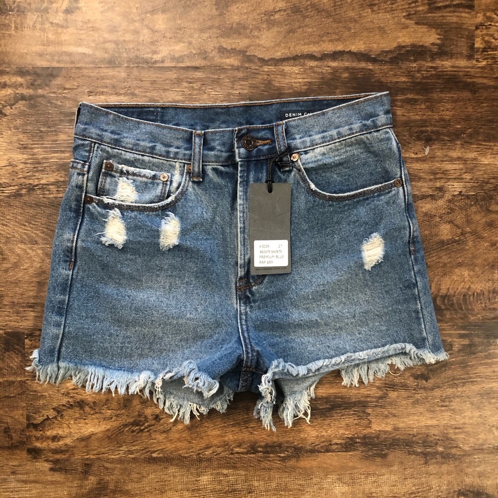 NWT Denim CoLab Jean Shorts sz 27